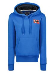 Geographical Norway Bluza "Genifer" w kolorze niebieskim rozmiar: XXL. Niebieskie bluzy Geographical Norway, xxl, bez wzorów, z kapturem. Za 122.96 zł.