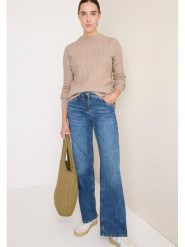 Cecil Sweter w kolorze beżowym rozmiar: M. Brązowe swetry Cecil, m, bez wzorów, bez ramiączek. Za 170.47 zł.