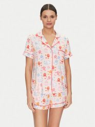 Kate Spade Piżama KSI12736 Różowy Regular Fit. Czerwone piżamy Kate Spade, bez wzorów, z syntetyku, bez ramiączek. Za 199.99 zł.