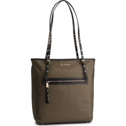 Torebka MICHAEL MICHAEL KORS - Leila 30S9LI1T3C Olive. Zielone shopper MICHAEL Michael Kors, bez wzorów, z materiału, bez dodatków. W wyprzedaży za 609.00 zł.