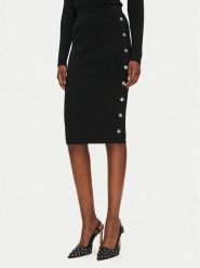PINKO Spódnica ołówkowa Costina 104021 A15S Czarny Slim Fit. Czarne spódnice Pinko, l, bez wzorów, z syntetyku, ołówkowe. Za 499.99 zł.