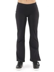 Leone 1947 Never Without Damskie rozciągliwe bawełniane legginsy z rozcięciami. Czarne legginsy LEONE 1947 APPAREL, s, z aplikacjami, z bawełny. Za 235.76 zł.