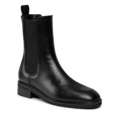 Sztyblety Balagan. Czarne botki BALAGAN, bez wzorów, bez obcasa, na płaskiej podeszwie, bez zapięcia. Za 779.99 zł.