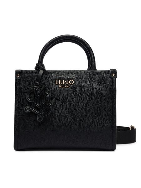 Liu Jo Torebka AF6192 ES039 Czarny. Czarne torebki klasyczne Liu Jo, bez wzorów, ze skóry, bez dodatków. Za 599.99 zł.