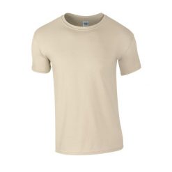 Koszulka Softstyle Dla Dorosłych Unisex. Brązowe bluzki GILDAN, xl, bez wzorów, sportowe, bez kołnierzyka, bez ramiączek. Za 28.99 zł.