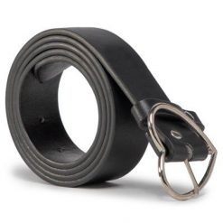 DeeZee 1W2-042-AW20 Czarny. Czarne paski DeeZee, bez wzorów, ze skóry ekologicznej. Za 29.99 zł.