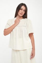 Bluzka damska lniana Bacino WEEKEND MAX MARA. Bluzki Weekend Max Mara, xs, bez wzorów, bez kołnierzyka, bez ramiączek. Za 739.00 zł.