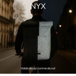 Plecak i torba rowerowa o pojemności 28 l, zapewniająca widoczność. Czarne torby na laptopa BADAWIN, bez wzorów, z poliesteru. Za 438.00 zł.