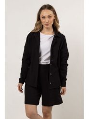 Awama Bluzka w kolorze czarnym rozmiar: L. Czarne bluzki Awama, l, bez wzorów, bez kołnierzyka, bez ramiączek. Za 194.99 zł.