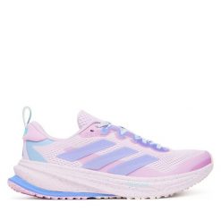 Buty do biegania adidas. Fioletowe obuwie sportowe Adidas, bez zapięcia, do biegania. Za 699.99 zł.
