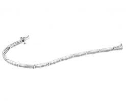 Bransoletka z białego złota z diamentami - 18 cm - 0,30 ct - próba 750. Białe bransoletki Apart, z diamentem, złote. Za 15,590.00 zł.