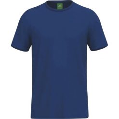 Koszulka Erima TS. Niebieskie bluzki Erima, bez wzorów, z bawełny, klasyczne, bez kołnierzyka, bez ramiączek. Za 157.00 zł.