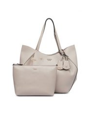 Guess Torebka Amorette HWBG78 98240 Beżowy jasny. Brązowe shopper Guess, z aplikacjami, ze skóry, bez dodatków. Za 714.99 zł.