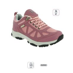 Damskie buty trekkingowe z niską cholewką Élémenterre Sanbona. Czerwone trekkingi Elementerre, z gumy, przed kostkę, trekkingowe. Za 240.00 zł.