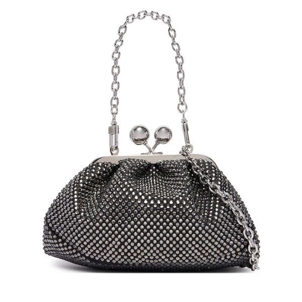 Torebka Weekend Max Mara. Czarne torebki klasyczne Weekend Max Mara, bez wzorów, bez dodatków. Za 989.99 zł.