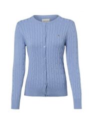 Gant Kardigan Kobiety Bawełna niebieski, M. Niebieskie kardigany GANT, m, bez wzorów, z bawełny. Za 749.95 zł.