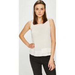 Liu Jo - Top. Białe topy Liu Jo, bez wzorów, z elastanu, bez kołnierzyka, bez ramiączek. W wyprzedaży za 229.90 zł.