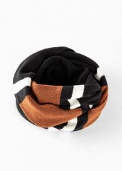 Szal koło. Czarne szaliki bonprix, bez wzorów, eleganckie. Za 67.99 zł.