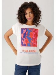 Aniston Koszulka w kolorze białym rozmiar: 42. Białe bluzki Aniston, bez wzorów, bez kołnierzyka, bez ramiączek. Za 43.57 zł.