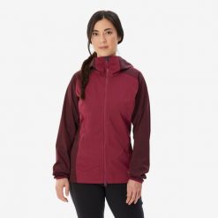 Kurtka softshell damska Simond Alpinism. Fioletowe kurtki sportowe SIMOND, l, bez wzorów, z materiału, bez kaptura, wspinaczkowe. Za 249.99 zł.