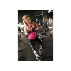 BLUZKA BAGGY - RÓŻOWA. Czerwone koszulki sportowe Feelj, bez wzorów, z dzianiny, bez ramiączek. Za 129.00 zł.
