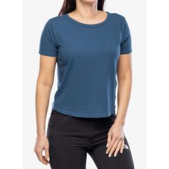 Koszulka bawełniana damska Royal Robbins Basecamp Boxy Tee. Niebieskie koszulki sportowe ROYAL ROBBINS, bez wzorów, z bawełny, bez ramiączek. Za 182.99 zł.