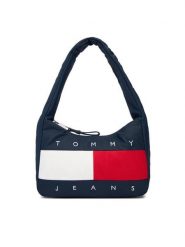 Tommy Jeans Torebka Tjw Archive Shoulder Bag AW0AW18074 Granatowy. Niebieskie torebki klasyczne Tommy Jeans, bez wzorów, z jeansu, bez dodatków. Za 409.99 zł.