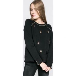 Liu Jo - Bluza. Czarne bluzy Liu Jo, l, z bawełny, bez kaptura. W wyprzedaży za 339.90 zł.