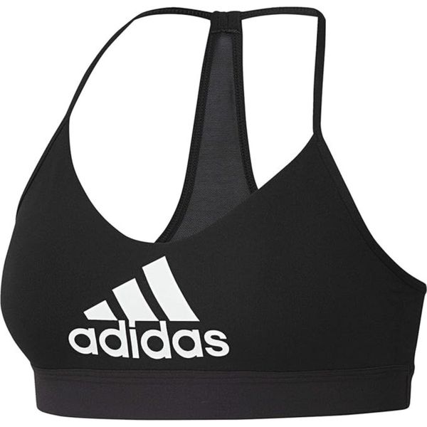 Top damski Adidas Am Bos biustonosz sportowy. Czarne bielizna sportowa Adidas, s, bez wzorów. Za 101.00 zł.