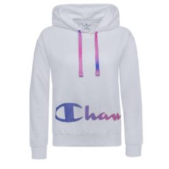 Bluza trekking damska Hoodie. Białe bluzy Champion, s, bez wzorów, z bawełny, z kapturem. Za 208.00 zł.