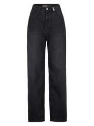Eight2Nine Dżinsy - Comfort fit - w kolorze czarnym rozmiar: XS. Czarne jeansy Eight2Nine, xs, z aplikacjami, z podwyższonym stanem. Za 70.24 zł.