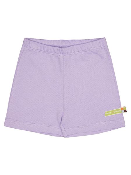 Loud + proud Szorty w kolorze fioletowym rozmiar: 86/92. Różowe szorty bez wzorów, z bawełny. Za 61.95 zł.