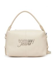Tommy Jeans Torebka Tjw Bold Camera Bag AW0AW18470 Écru. Torebki klasyczne Tommy Jeans, bez wzorów, z jeansu, bez dodatków. Za 449.99 zł.