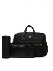 Tommy Hilfiger Torba Th Essential Changing Bag AU0AU01997 Czarny. Czarne torby podróżne TOMMY HILFIGER, bez wzorów, z materiału, bez dodatków. Za 749.99 zł.
