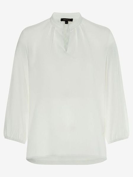 More & More Bluzka w kolorze białym rozmiar: 40. Białe bluzki More & More, bez wzorów, bez kołnierzyka, bez ramiączek. Za 88.02 zł.