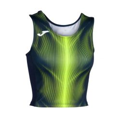 Top fitness damski Joma Olympie. Niebieskie topy Joma, xs, bez wzorów, bez kołnierzyka, bez ramiączek. W wyprzedaży za 84.25 zł.