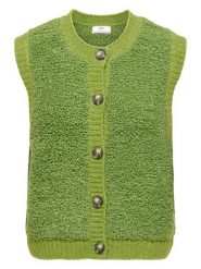 JDY Bezrękawnik w kolorze zielonym rozmiar: M. Zielone swetry JDY, m, bez wzorów, bez ramiączek. Za 129.95 zł.