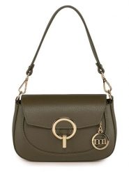 Mia Tomazzi Skórzana torebka "Ceresio" w kolorze khaki - 22 x 14 x 4,5 cm rozmiar: onesize. Brązowe torby na ramię Mia Tomazzi, bez wzorów, z materiału, na ramię, bez dodatków. Za 295.99 zł.