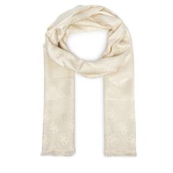 Szal Guess. Białe szaliki Guess, z aplikacjami. Za 194.99 zł.