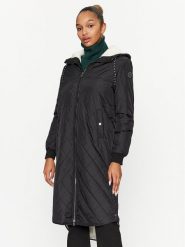ONLY Płaszcz zimowy 15295389 Czarny Regular Fit. Czarne płaszcze Only, na zimę, xs, bez wzorów, z syntetyku, bez kaptura. Za 279.99 zł.