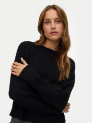 Vero Moda Sweter Gold Art 10332206 Czarny Regular Fit. Czarne swetry Vero Moda, l, bez wzorów, z syntetyku, bez ramiączek. Za 179.99 zł.