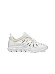 Geox Sneakersy "Spherica" w kolorze biało-kremowym rozmiar: 38. Białe trampki Geox, bez wzorów, bez zapięcia. Za 215.71 zł.