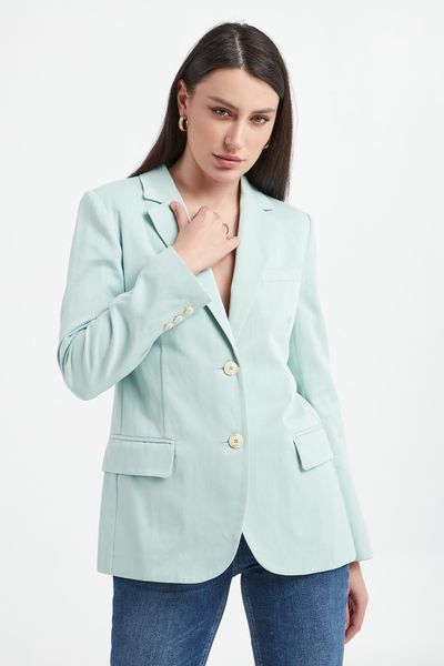 Marynarka damska z lnem TWINSET. Marynarki i żakiety Twinset Milano, bez wzorów. W wyprzedaży za 985.27 zł.