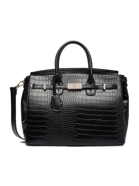 Nine West Torebka CEO-Melia-LDA8377 Czarny. Czarne torebki klasyczne Nine West, bez wzorów, z materiału, bez dodatków. Za 279.99 zł.