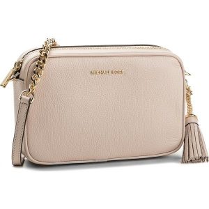 Torebka MICHAEL MICHAEL KORS - Crossbodies 32F7GGNM8L Soft Pink. Czerwone listonoszki MICHAEL Michael Kors, bez wzorów, ze skóry, eleganckie, na ramię, bez dodatków. Za 839.00 zł.