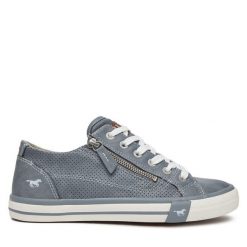 Tenisówki Mustang. Szare trampki Mustang, bez wzorów, bez zapięcia. Za 259.99 zł.
