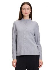 Betty Barclay Sweter w kolorze szarym rozmiar: 42. Szare swetry Betty Barclay, bez wzorów, ze splotem, bez ramiączek. Za 165.99 zł.