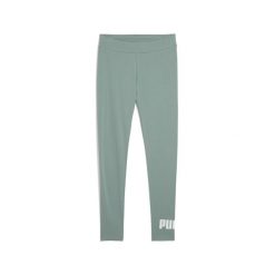 Legginsy damskie z logo No. 1 ESS PUMA Green Moon. Szare legginsy Puma, l, bez wzorów, z gumy. W wyprzedaży za 84.00 zł.
