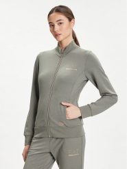 EA7 Emporio Armani Bluza 8NTM43 TJ9RZ U8142 Zielony Regular Fit. Zielone bluzy EA7 Emporio Armani, l, bez wzorów, z syntetyku, bez kaptura. Za 519.99 zł.