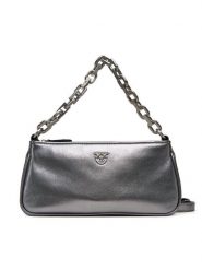 PINKO Torebka Half Moon Baguette Mini AI 25-26 PLTT 105069 A2O9 Srebrny. Szare listonoszki Pinko, bez wzorów, ze skóry, bez dodatków. Za 1,379.00 zł.